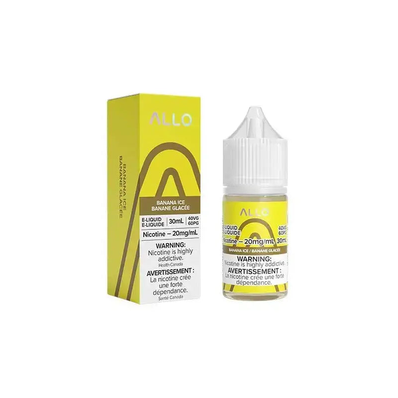 Allo - Banana Ice - 30mL Salt Nic E-Liquid - Salt Nic E-Liquid - Vapeshop Mania