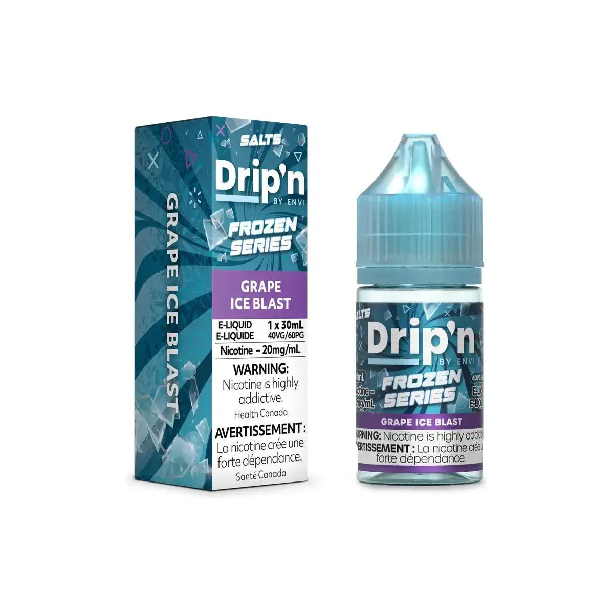 Drip'n Frozen - Grape Ice Blast - 30mL Salt Nic E-Liquid