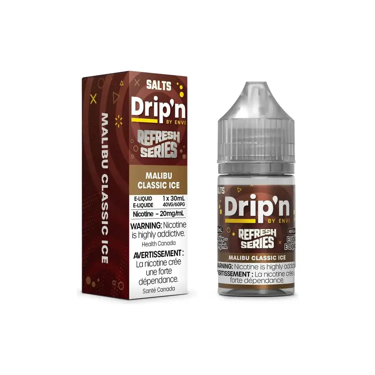 Drip'n Refresh - Malibu Classic Ice - 30mL Salt Nic E-Liquid