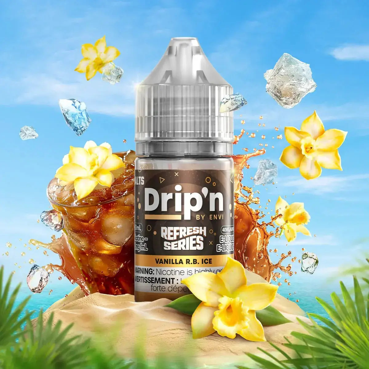 Drip'n Refresh - Vanilla R.B. Ice - 30mL Salt Nic E-Liquid - Salt Nic E-Liquid - Vapeshop Mania