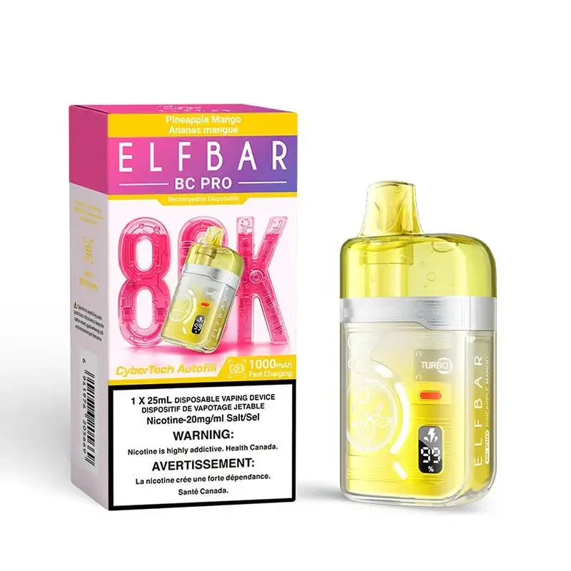 ELF Bar BC Pro 80K - Ananas Mangue - Vape jetable - Vapeshop Mania