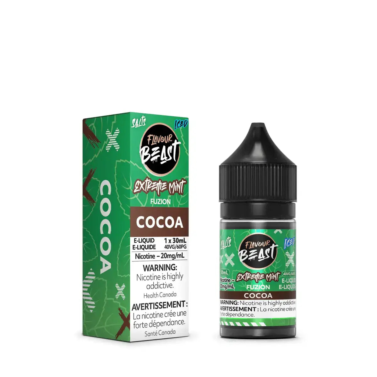 Flavour Beast Fuzion - Extreme Mint Cocoa Ice - Salt Nic E-Liquid