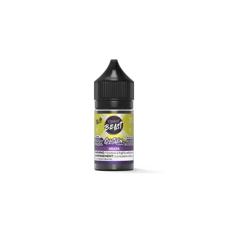 Flavour Beast Gushin - Grape - Salt Nic E-Liquid
