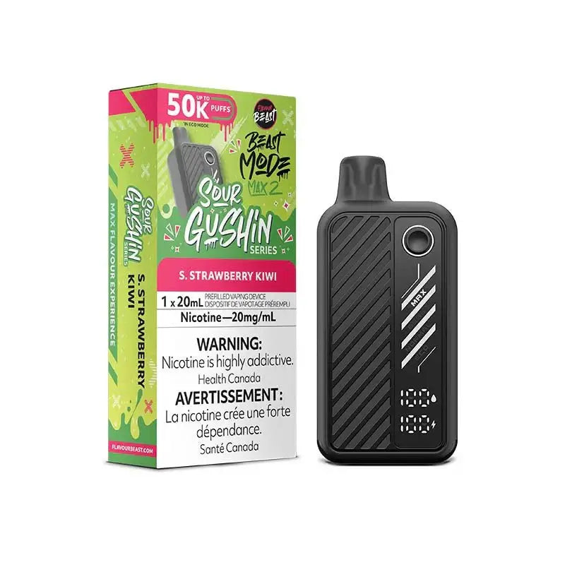 Flavour Beast Mode Max 2 50K - Gushin S. Strawberry Kiwi