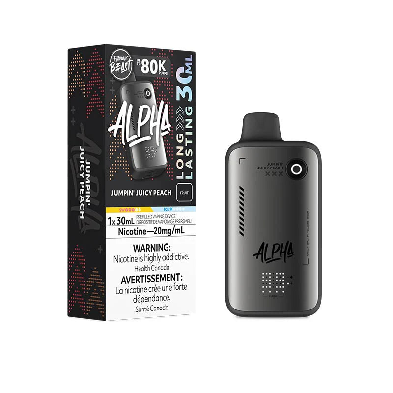 Flavour Beast Alpha 80K - Jumpin' Juicy Peach - Disposable Vape - Vapeshop Mania