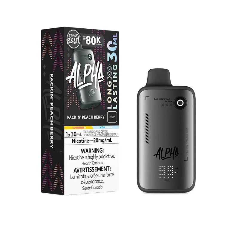 Flavour Beast Alpha 80K - Packin' Peach Berry - Disposable Vape - Vapeshop Mania