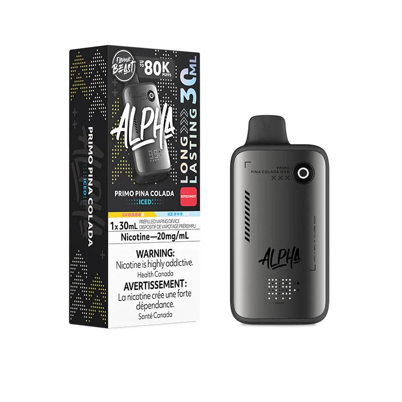 Flavour Beast Alpha 80K - Primo Pina Colada Iced - Disposable Vape - Vapeshop Mania