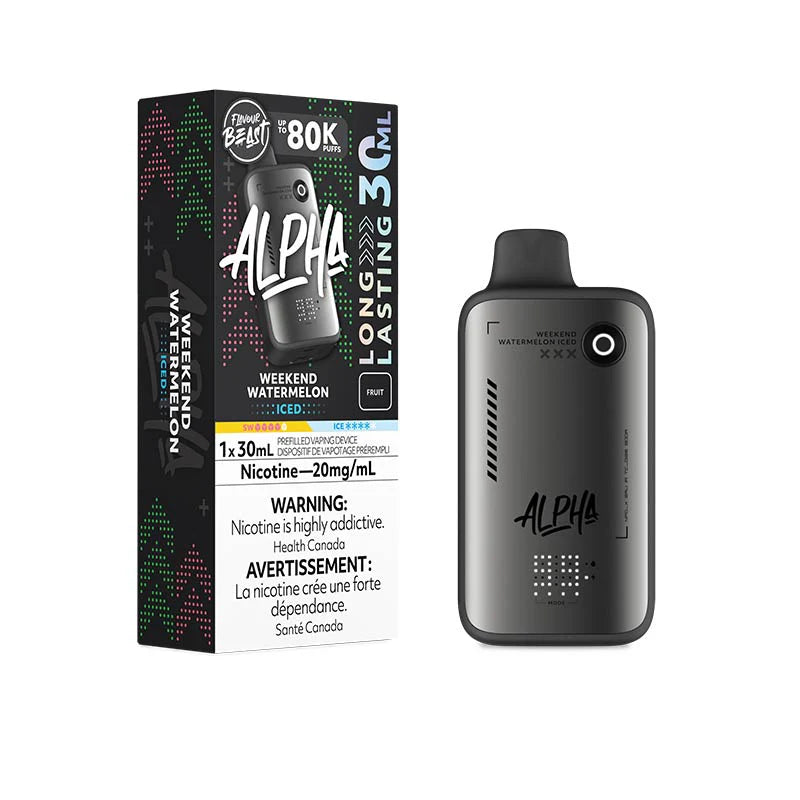 Flavour Beast Alpha 80K - Weekend Watermelon Iced - Disposable Vape - Vapeshop Mania