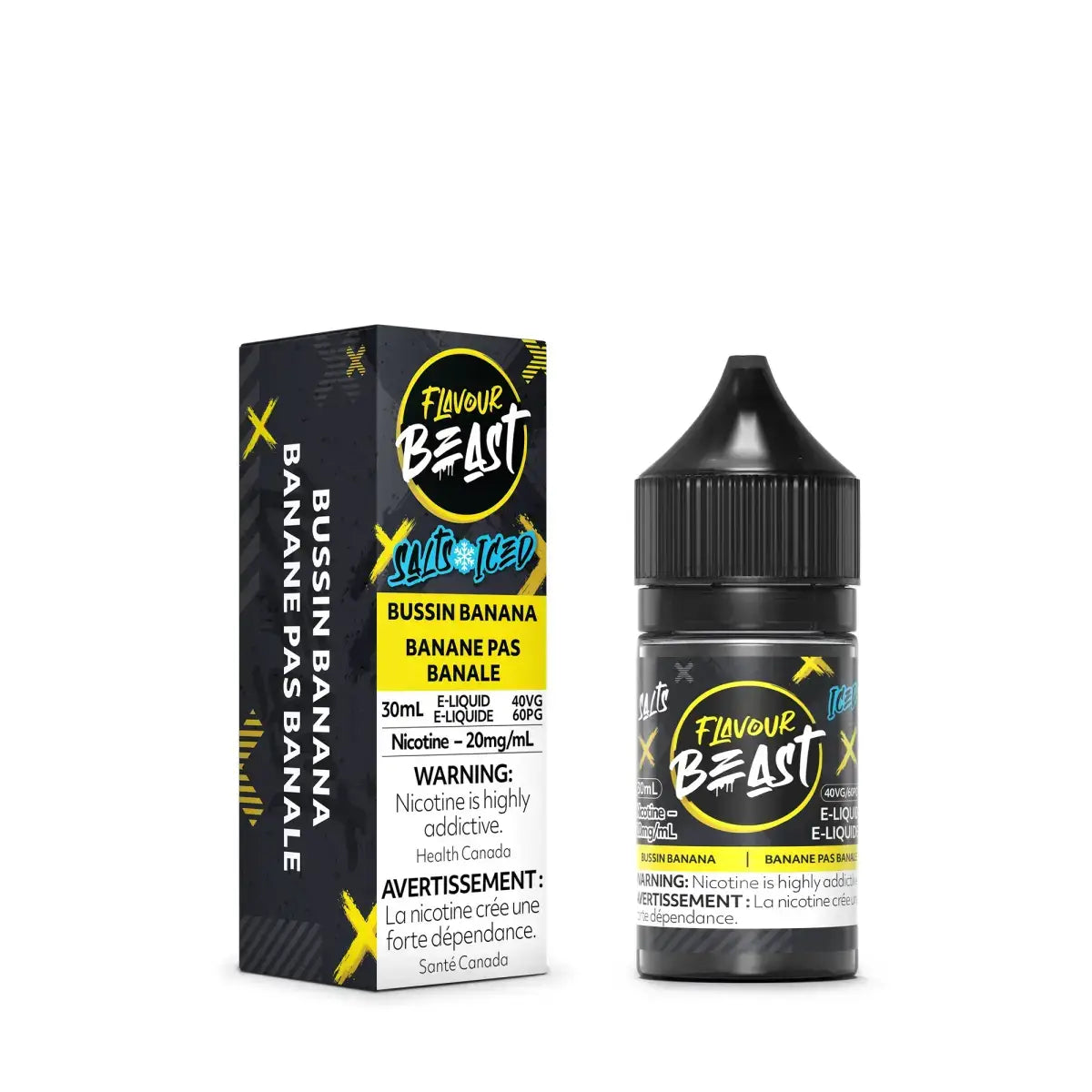 Flavour Beast - Bussin Banana Iced - E-liquide Salt Nic - E-liquide Salt Nic - Vapeshop Mania