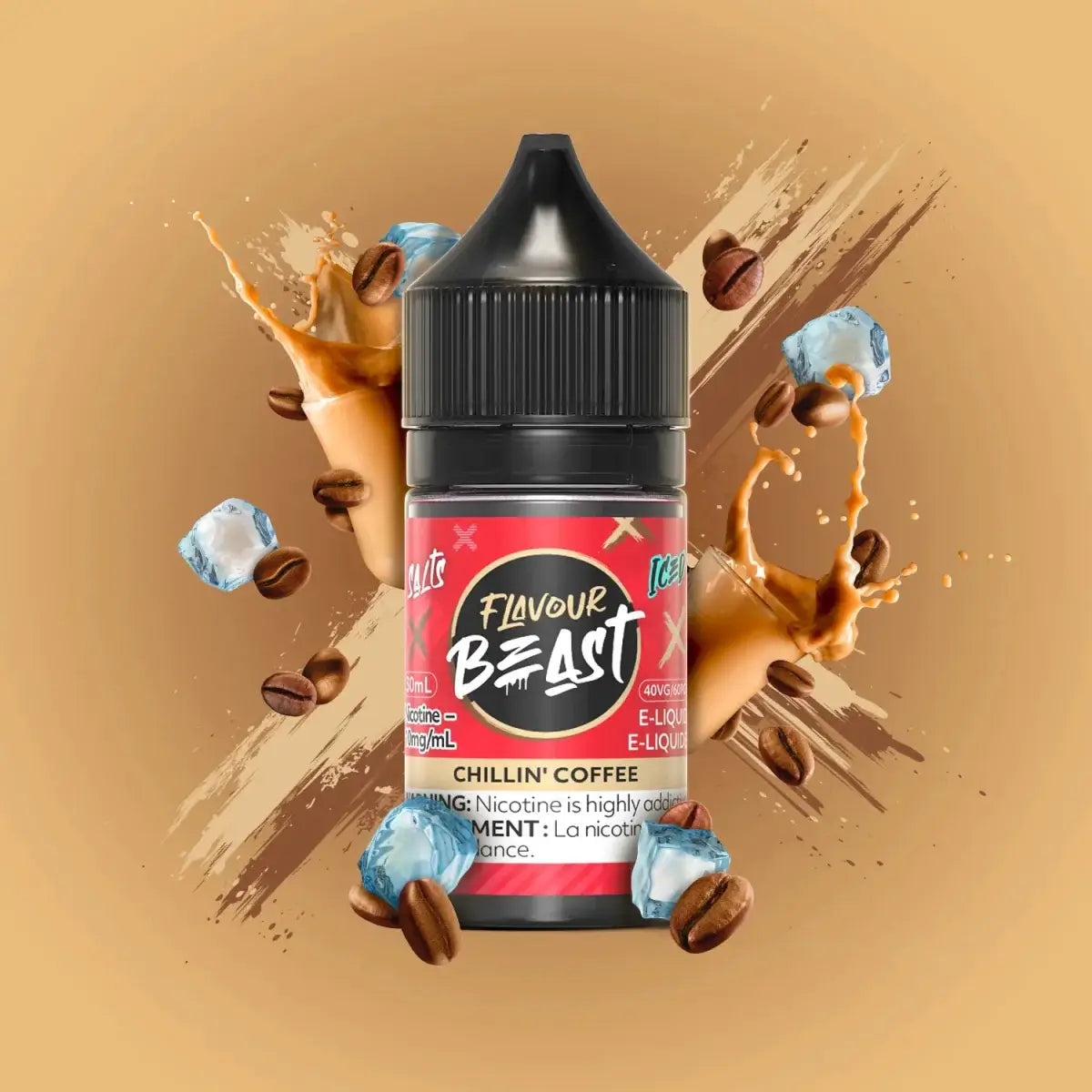 Flavour Beast - Chillin' Coffee - Salt Nic E-Liquid - Salt Nic E-Liquid - Vapeshop Mania