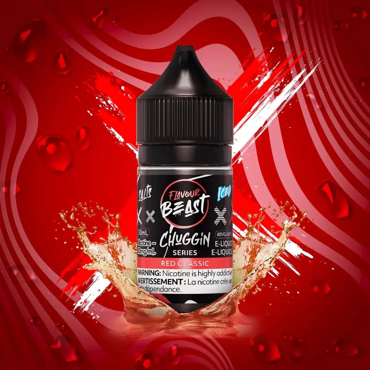 Flavour Beast - Chuggin Red Classic Iced - Salt Nic E-Liquid - Salt Nic E-Liquid - Vapeshop Mania