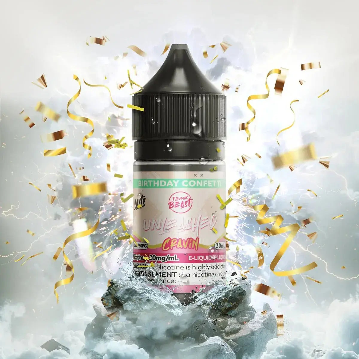 Flavour Beast Cravin - Birthday Confetti - Salt Nic E-Liquid - Salt Nic E-Liquid - Vapeshop Mania