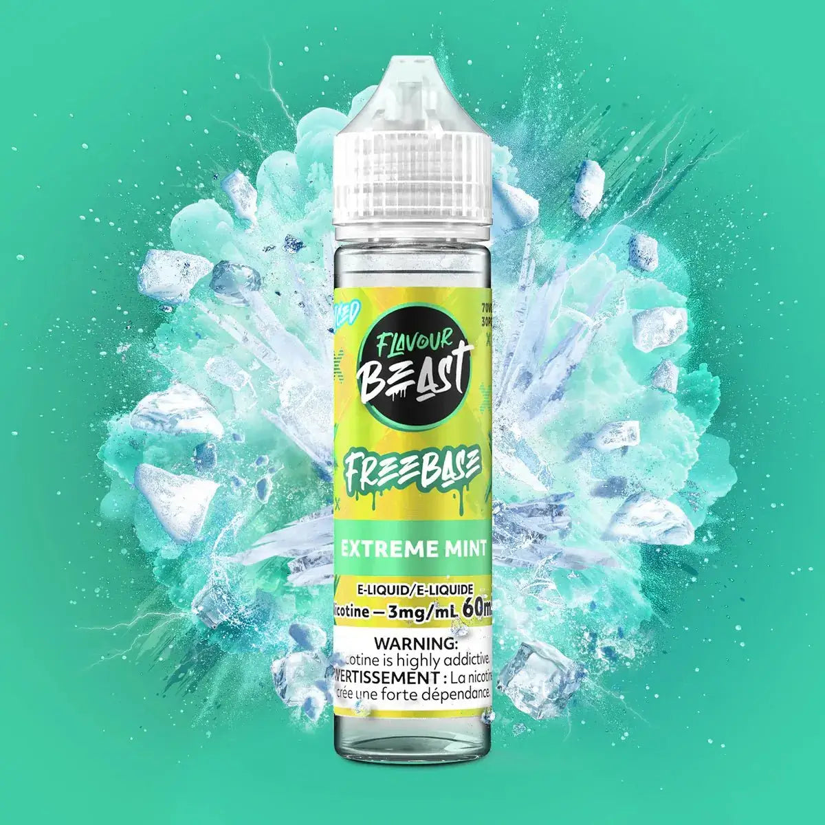 Flavour Beast - Extreme Mint Ice - E-Liquid - Freebase E-Liquid - Vapeshop Mania