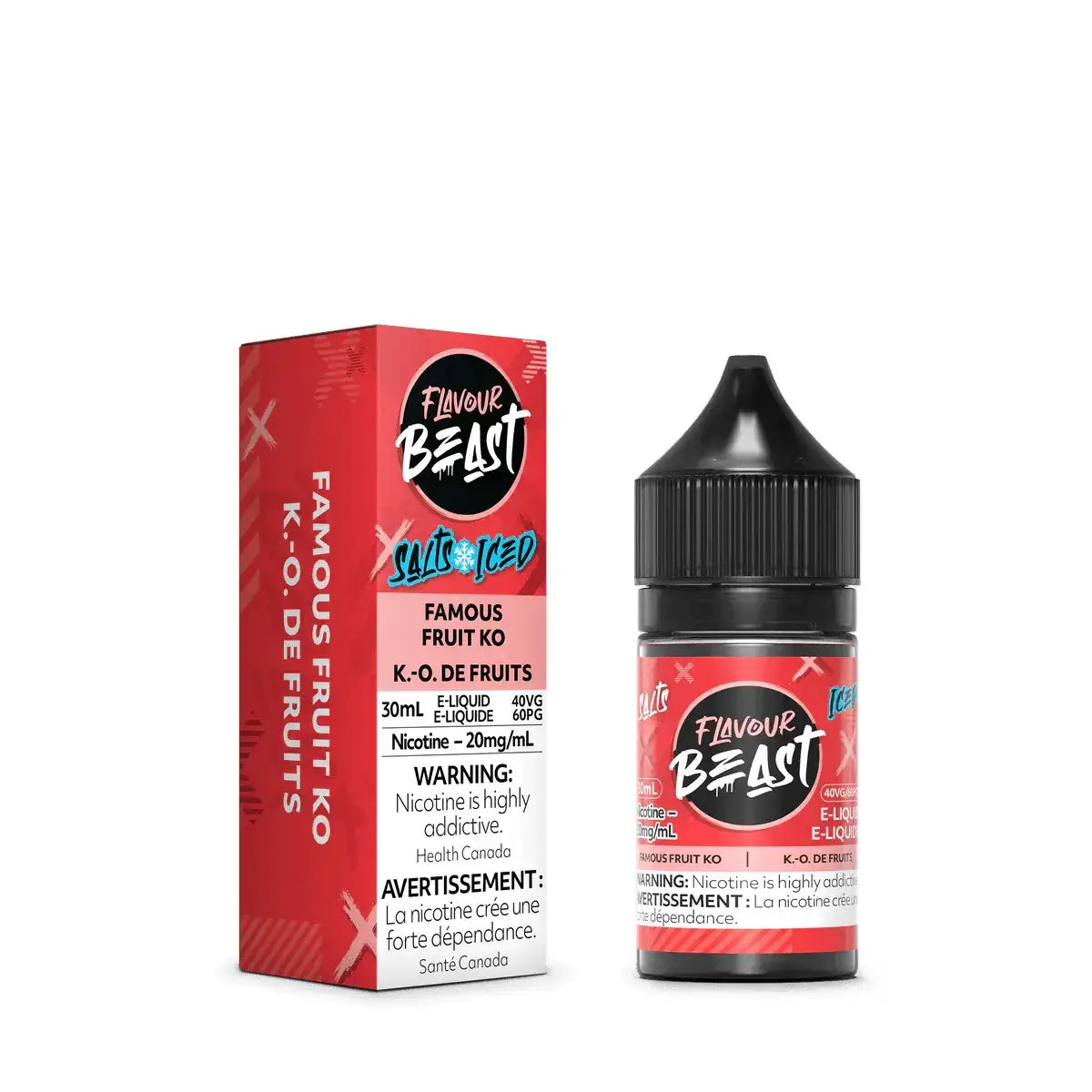 Flavour Beast - Famous Fruit KO Iced - E-liquide Salt Nic - E-liquide Salt Nic - Vapeshop Mania
