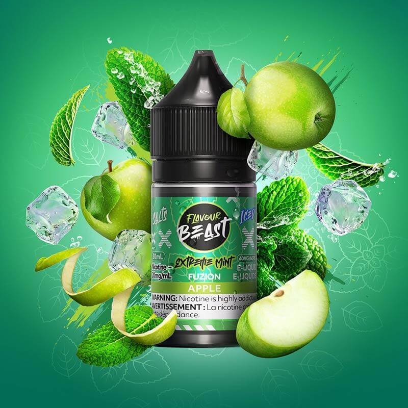 Flavour Beast Fuzion - Extreme Mint Apple Ice - Salt Nic E-Liquid - Salt Nic E-Liquid - Vapeshop Mania