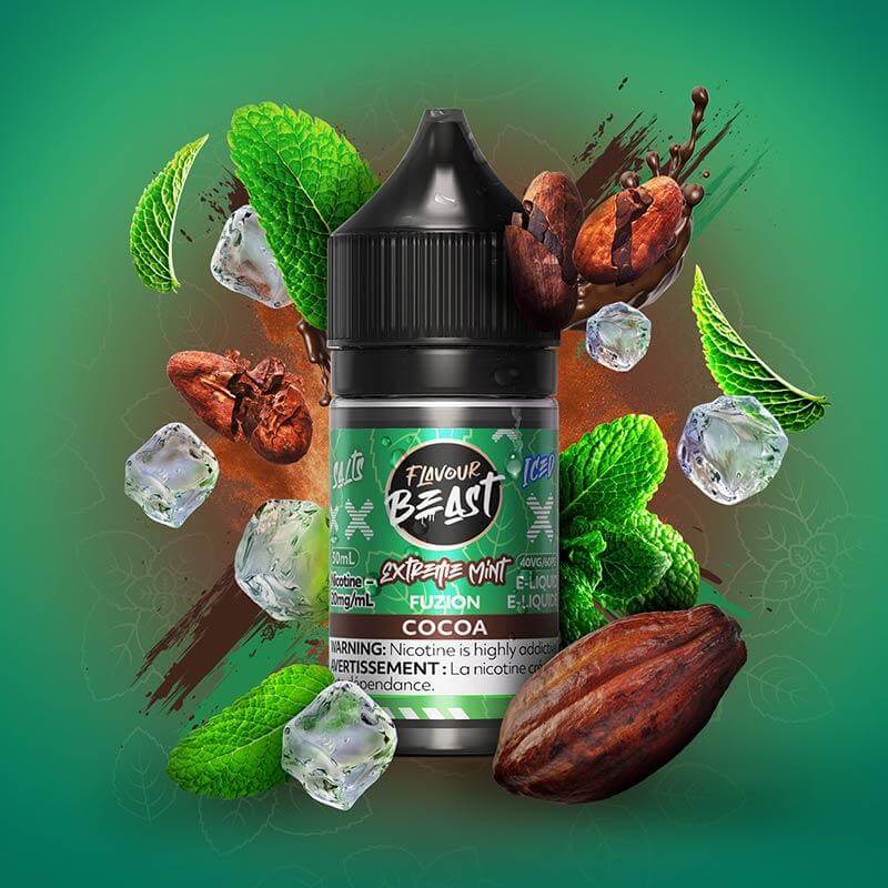 Flavour Beast Fuzion - Extreme Mint Cocoa Ice - E-liquide Salt Nic - E-liquide Salt Nic - Vapeshop Mania