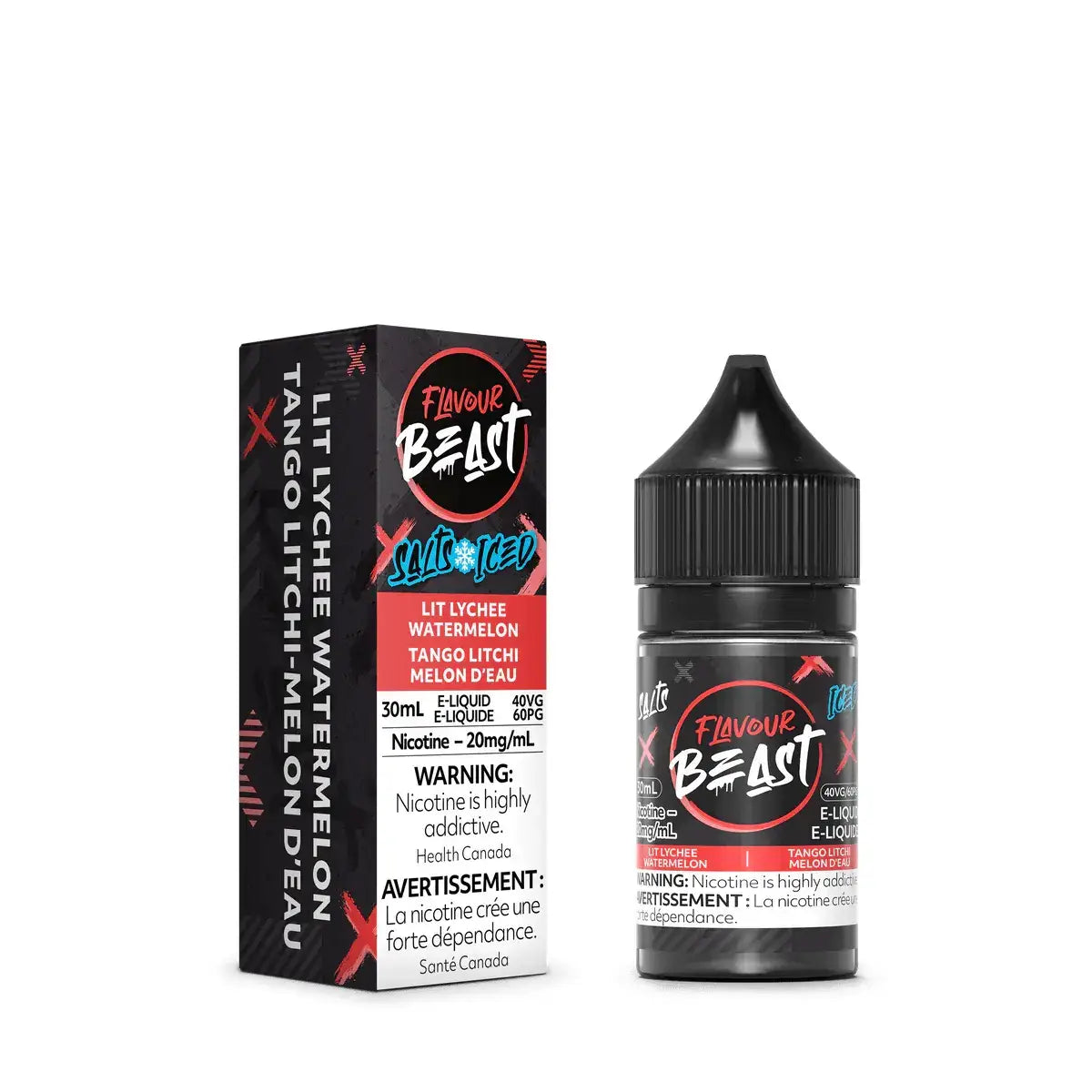 Flavour Beast - Lit Lychee Watermelon Ice - Salt Nic E-Liquid - Salt Nic E-Liquid - Vapeshop Mania