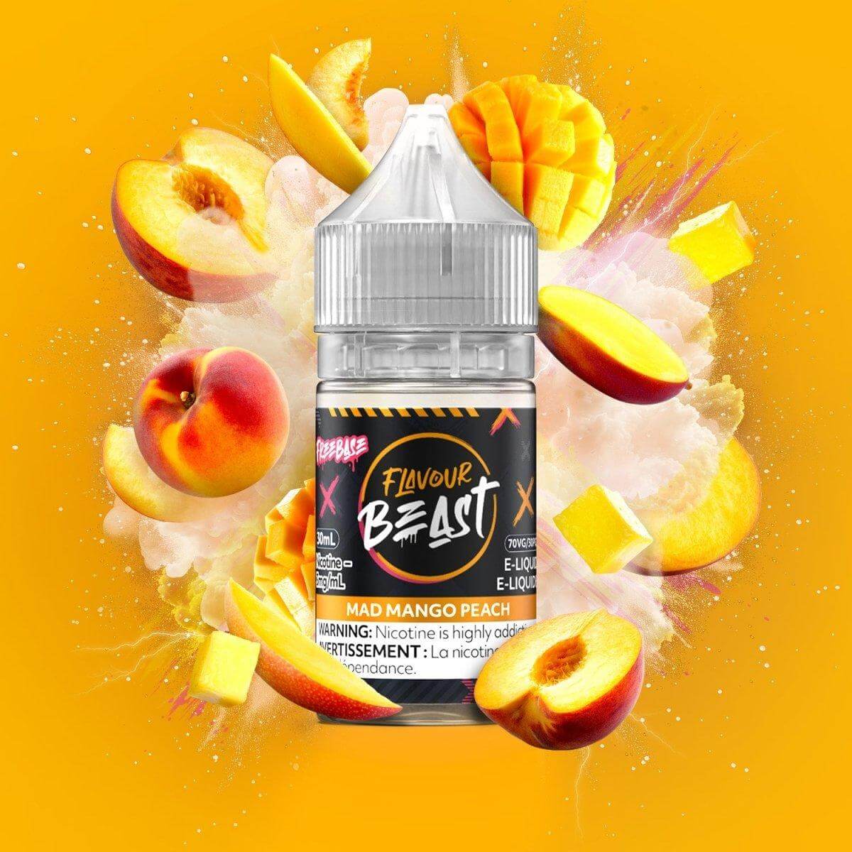 Flavour Beast - Mad Mango Peach - E-Liquid - Freebase E-Liquid - Vapeshop Mania