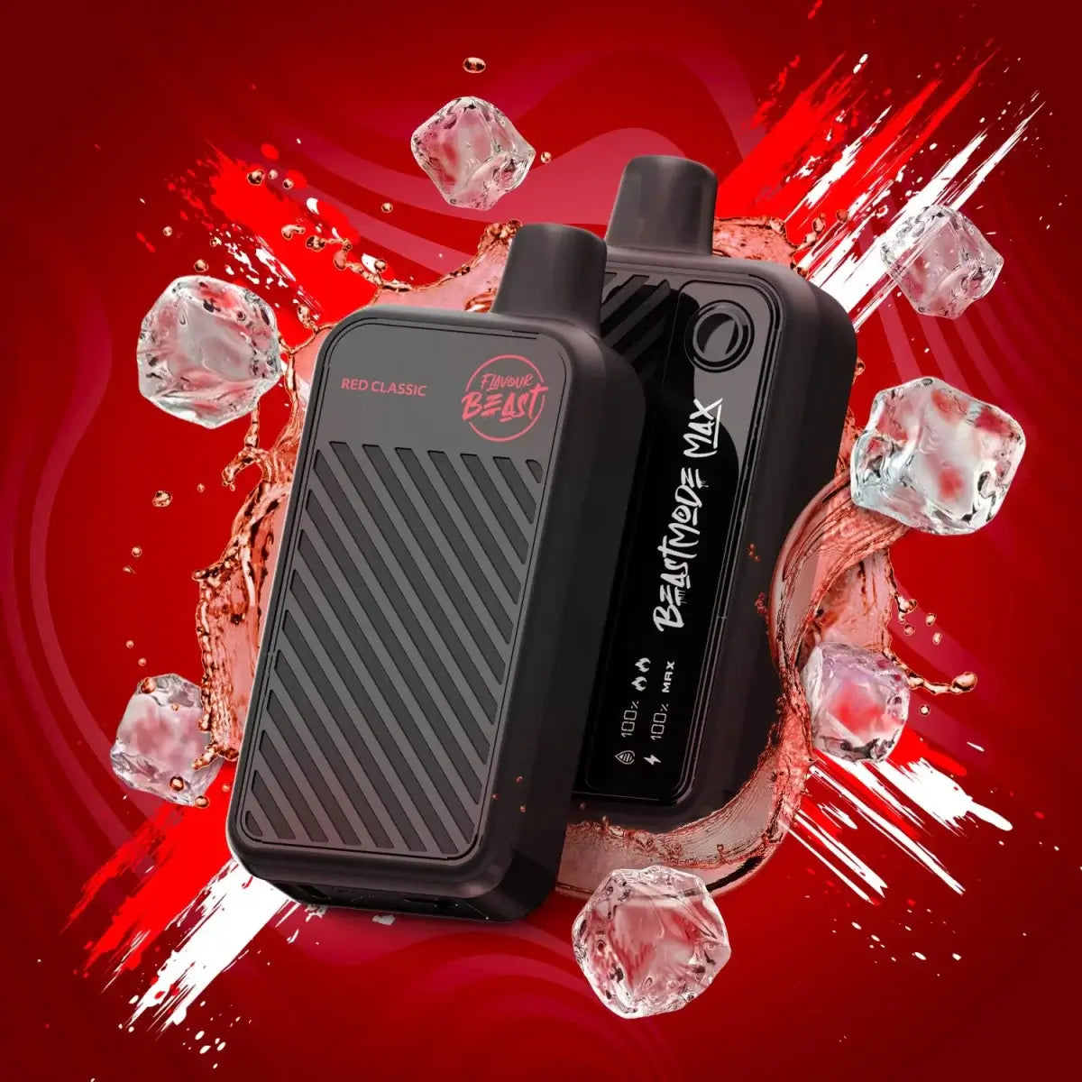 Flavour Beast Mode Max 18K - Chuggin' Red Classic Ice - Disposable Vape - Vapeshop Mania
