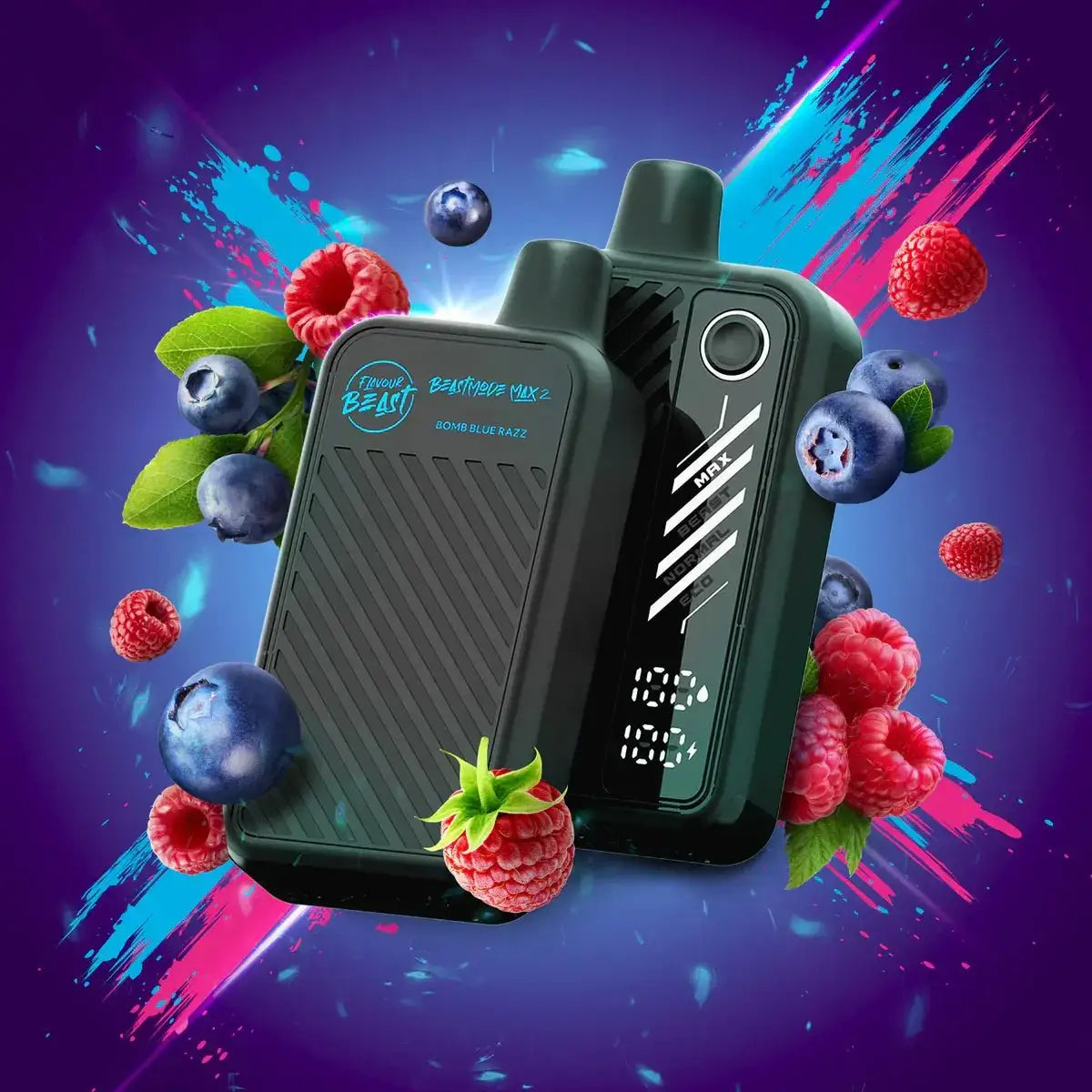 Flavour Beast Mode Max 2 50K - Bomb Blue Razz - Disposable Vape - Vapeshop Mania