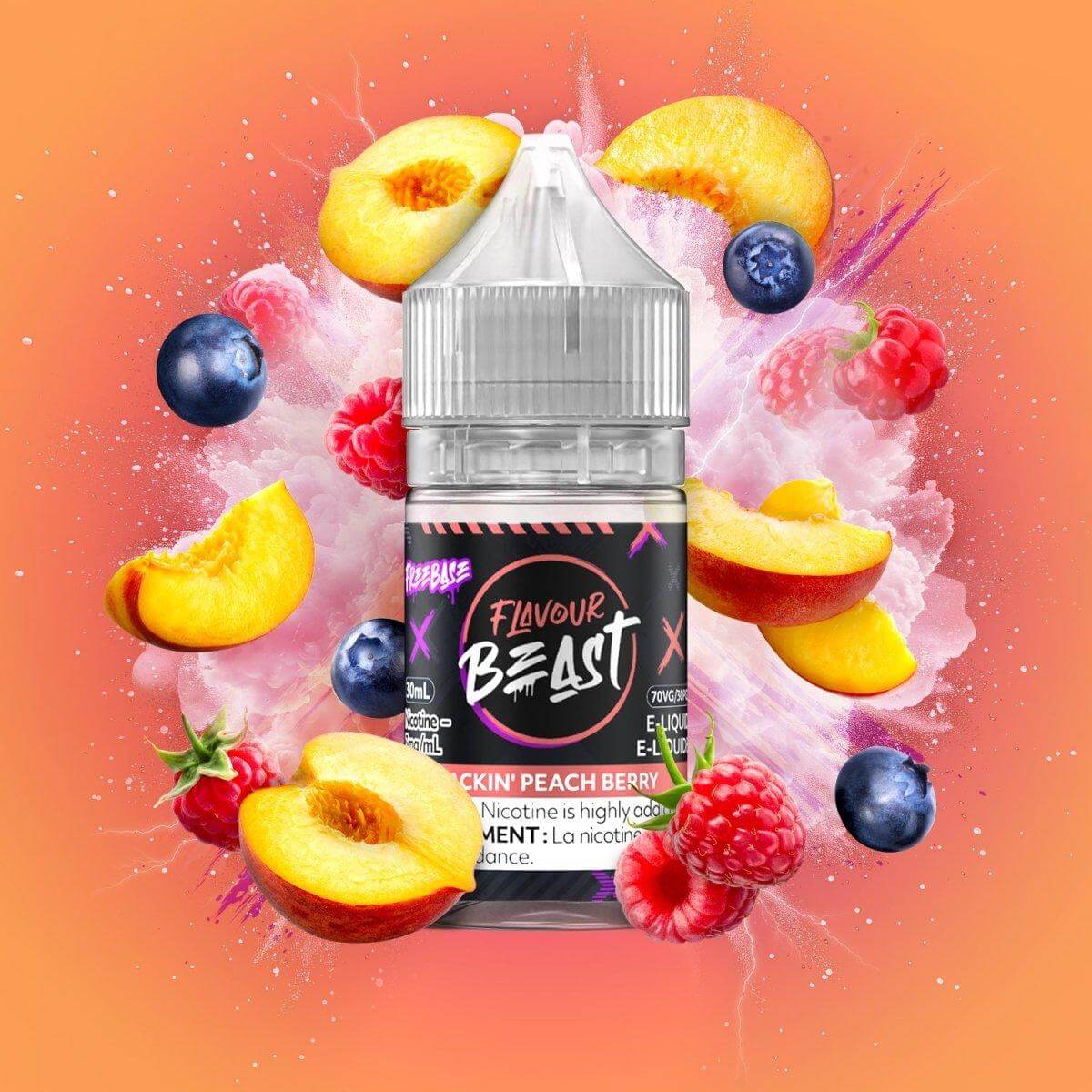 Flavour Beast Packin' Peach Berry - E-liquide - Freebase - Vapeshop Mania