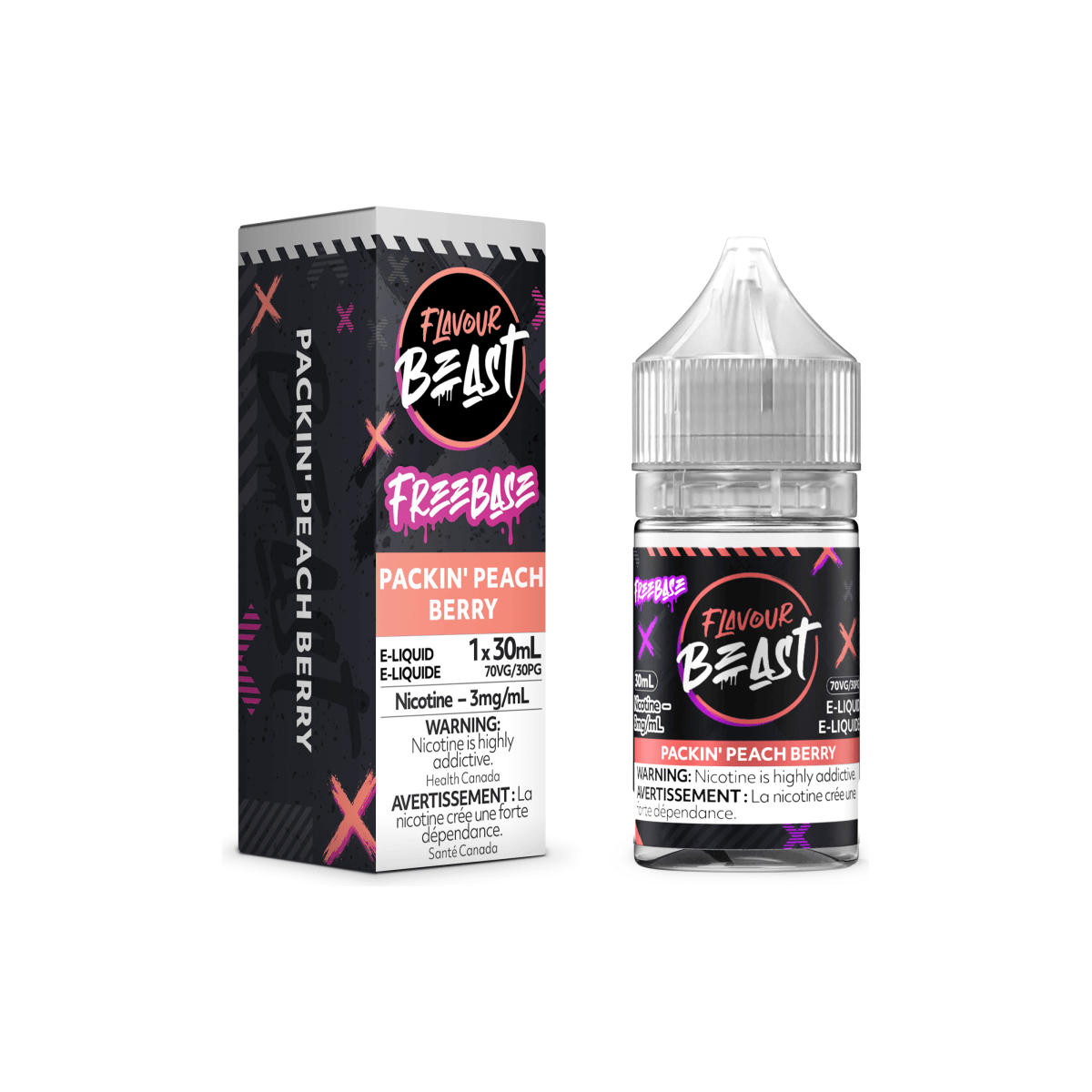 Flavour Beast Packin' Peach Berry - E-liquide - Freebase - Vapeshop Mania