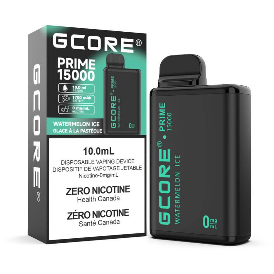 GCore Prime 15K 0mg - Watermelon Ice - Disposable Vape - Vapeshop Mania