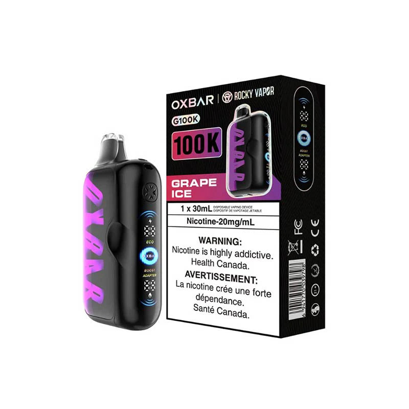 OXBAR G100K - Grape Ice - Cigarette électronique jetable - Vapeshop Mania
