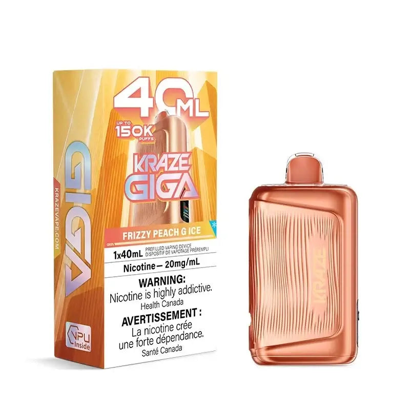Kraze Giga 150K - Frizzy Peach G Ice