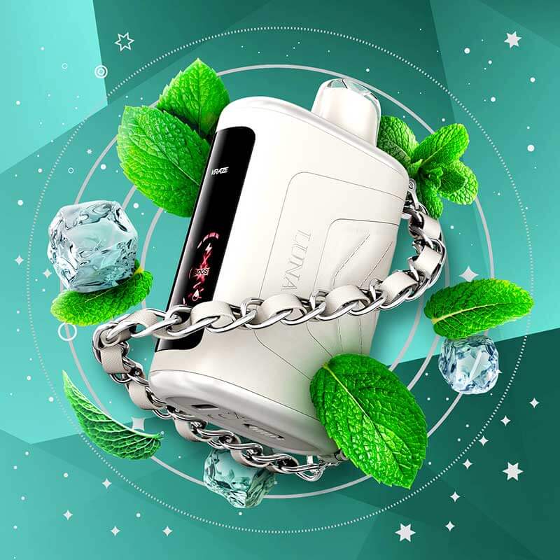 Kraze Luna 42K - Diamond Spearmint Ice - Vape jetable - Vapeshop Mania