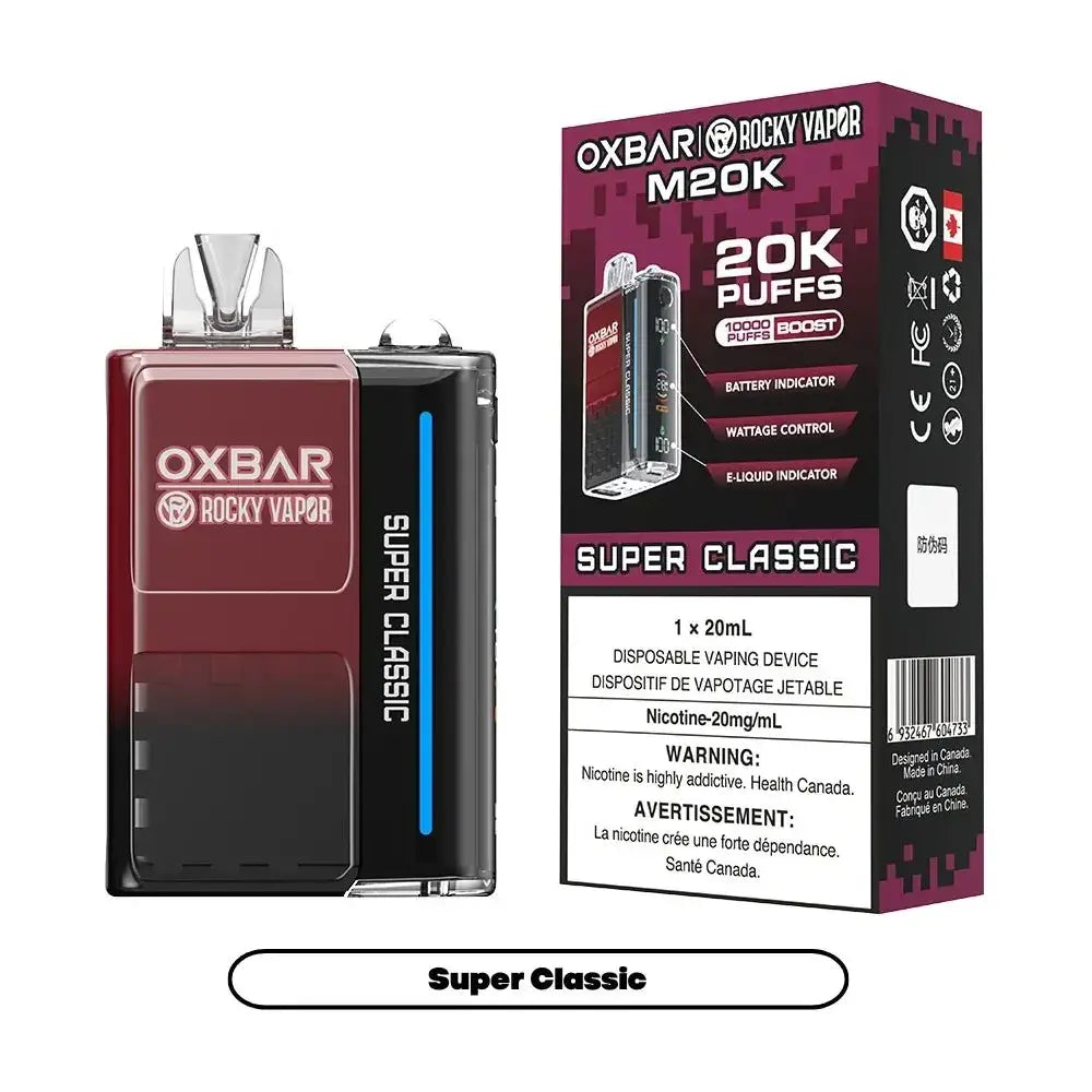 OXBAR M20K - Super Classic - Disposable Vape - Vapeshop Mania