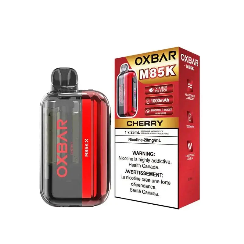 OXBAR M85K - Cherry - Disposable Vape - Vapeshop Mania