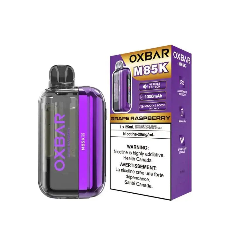 OXBAR M85K - Grape Raspberry - Disposable Vape - Vapeshop Mania