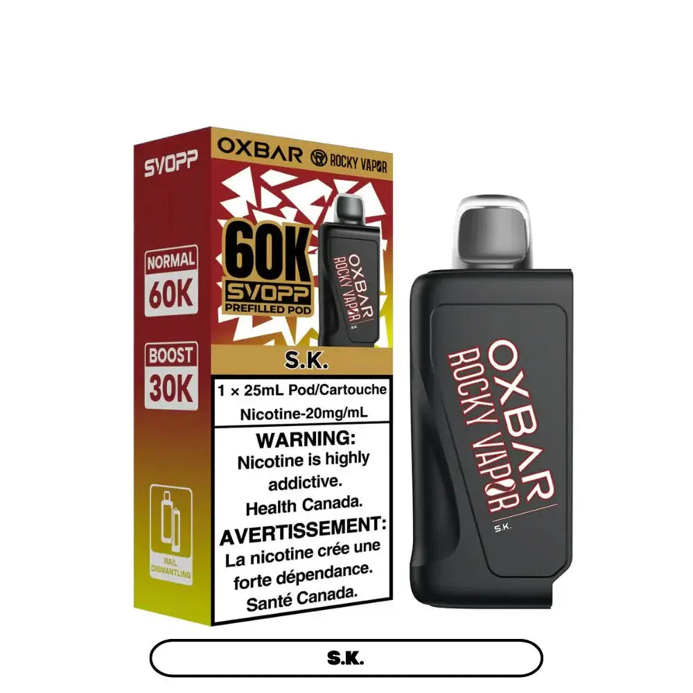 OxBar SVOPP 60K Pod - S.K.