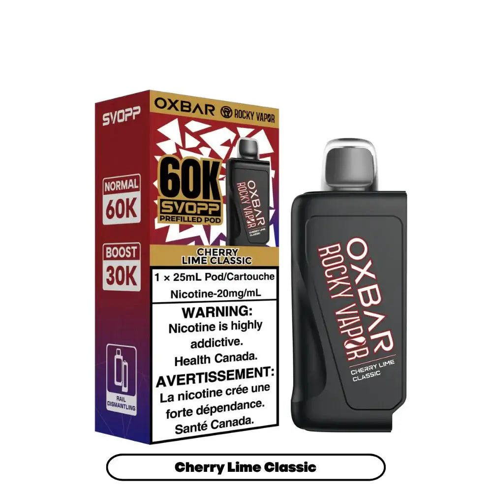 OxBar SVOPP 60K Pod - Cherry Lime Classic - Prefilled Pod - Vapeshop Mania