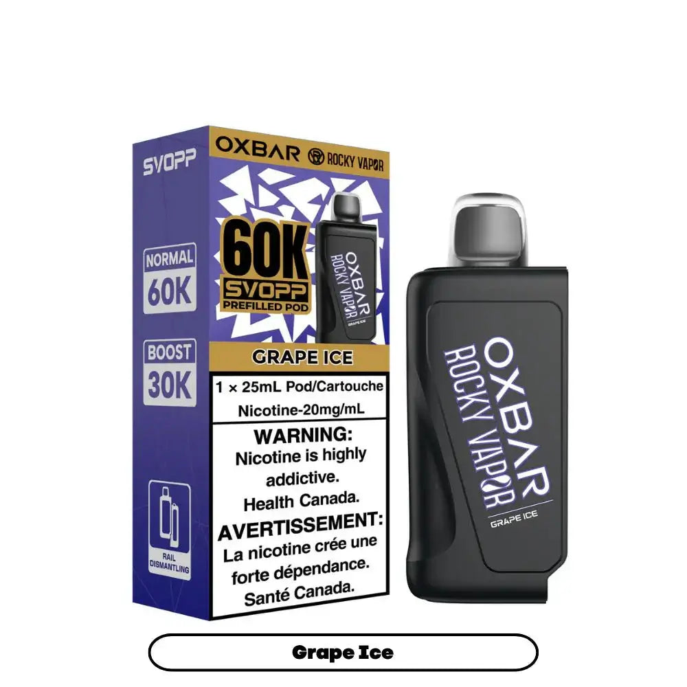 OxBar SVOPP 60K Pod - Grape Ice - Prefilled Pod - Vapeshop Mania