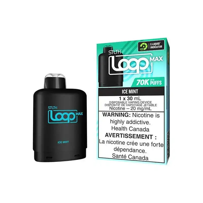 STLTH Loop Max Pod - Ice Mint - Prefilled Pod - Vapeshop Mania