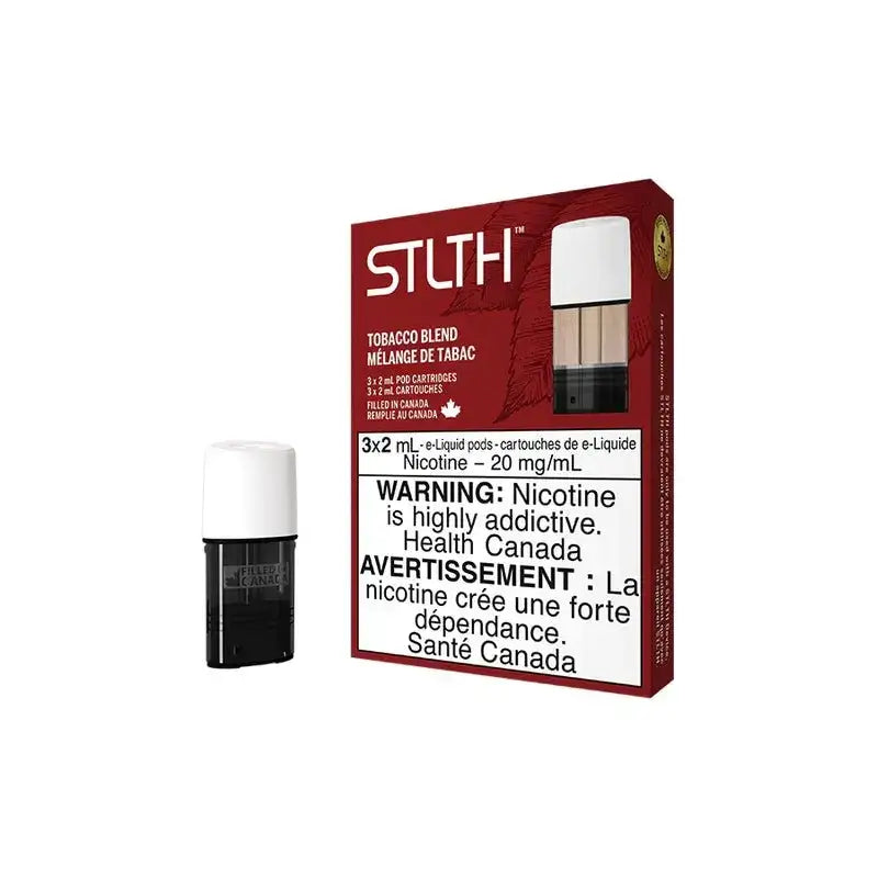 STLTH Pod 3-Pack - Tobacco Blend - Prefilled Pod - Vapeshop Mania