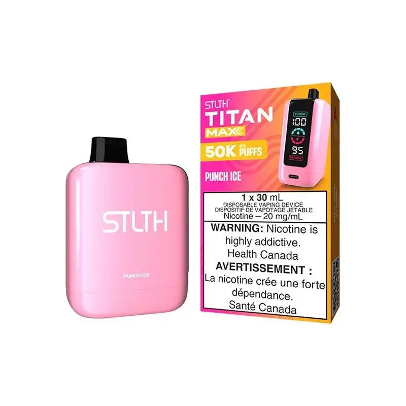 STLTH Titan Max 50K - Punch Ice - Vape jetable - Vapeshop Mania