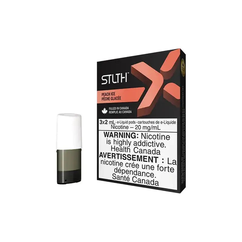 STLTH X Pod 3-Pack - Peach Ice - Prefilled Pod - Vapeshop Mania