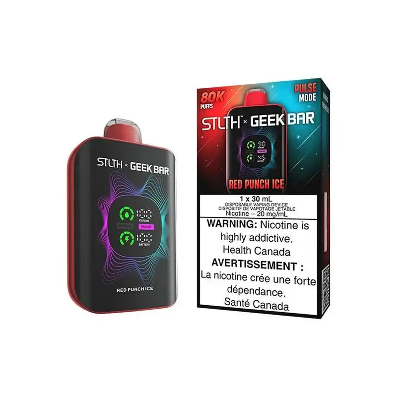 STLTH x Geek Bar 80K - Red Punch Ice - Disposable Vape - Vapeshop Mania