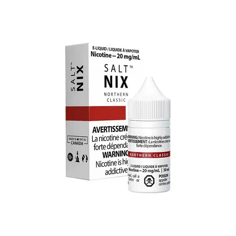 Salt Nix - Northern Classic - E-liquide Salt Nic 30 ml - E-liquide Salt Nic - Vapeshop Mania