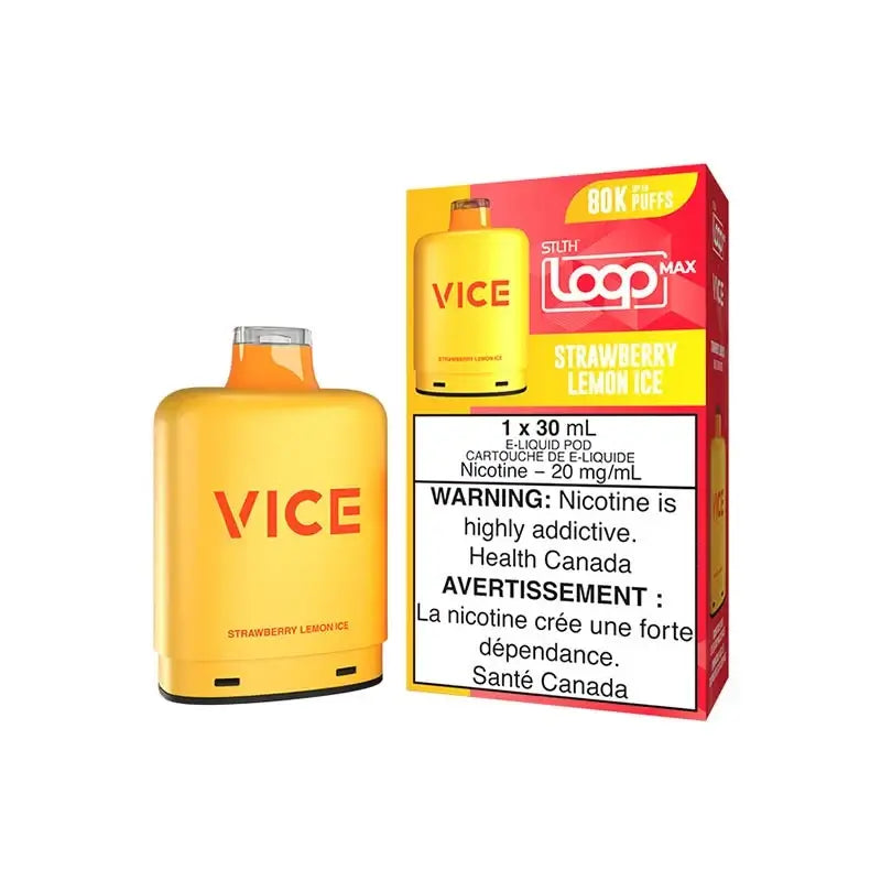 STLTH Loop Max x Vice Pod - Strawberry Lemon Ice