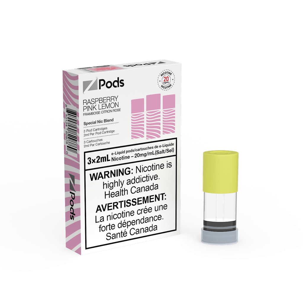Z Pods Pod 3-Pack - Raspberry Pink Lemon - Prefilled Pod - Vapeshop Mania