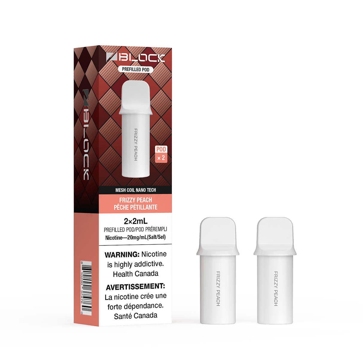 ZBlock 2mL Pod 2-Pack - Frizzy Peach