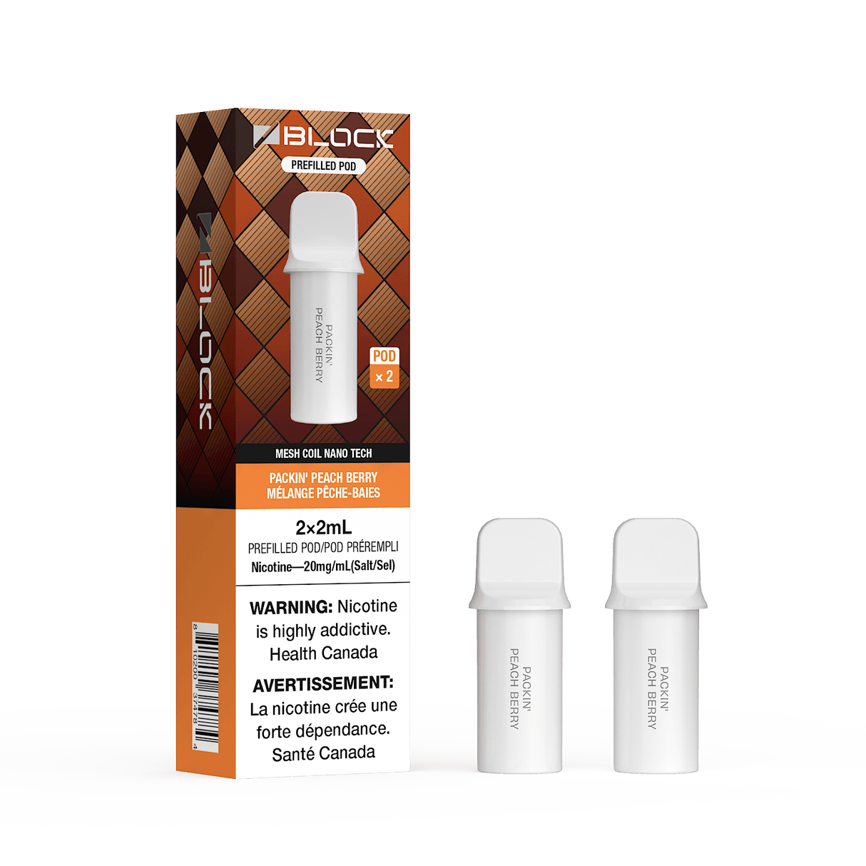 ZBlock 2mL Pod 2-Pack - Packin Peach Berry