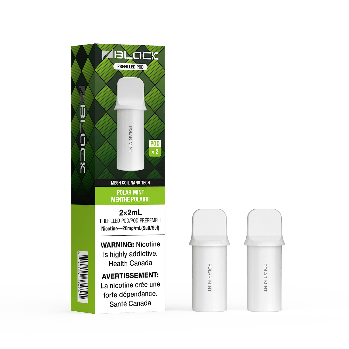 ZBlock 2mL Pod 2-Pack - Polar Mint
