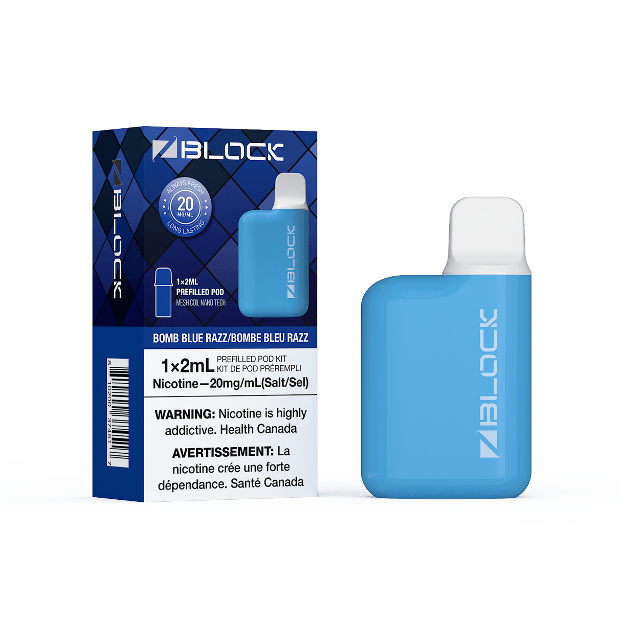 ZBlock 2mL Starter Kit - Bomb Blue Razz