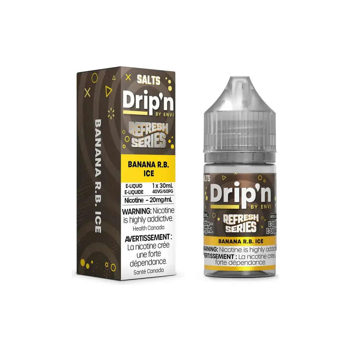 Shop Banana R.B. Ice by Drip'n Envi Refresh - Salt Nic Vape Juice - at Vapeshop Mania