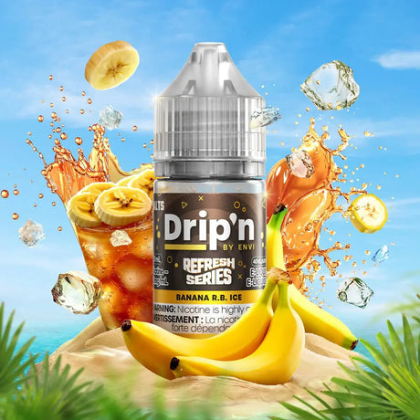 Shop Banana R.B. Ice by Drip'n Envi Refresh - Salt Nic Vape Juice - at Vapeshop Mania